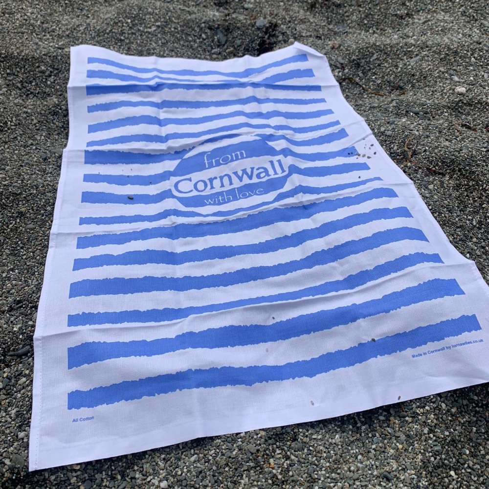 "From Cornwall With Love” Tea Towel - Image 2